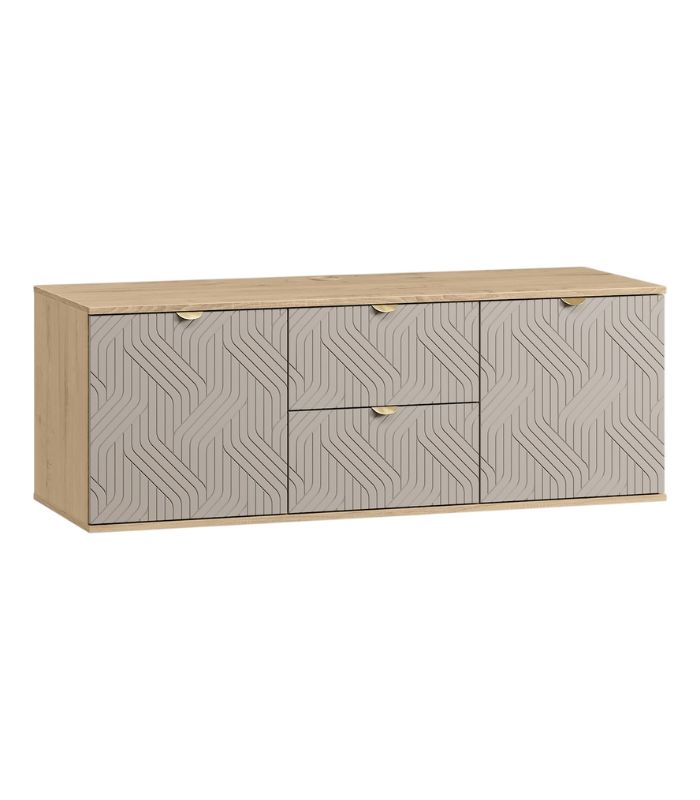 384 Tủ Tivi Mont Blanc Fancy Cà Phê Sữa-1 - Ảnh 1