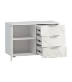 Tủ Ngăn Kéo Shelton Trắng-1 - Ảnh 2