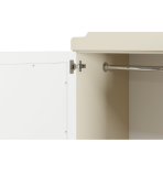 Tủ quần áo trẻ em Lindo Trắng Kem- 1 - Ảnh 4