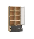 Tủ Trưng bày Mont Blanc Fancy Xám Chì-1 - Ảnh 2