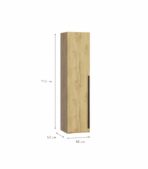 Tủ quần áo Kimball Vân Gỗ-1 - Ảnh 3