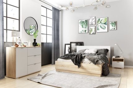 Combo Phòng Ngủ Stella-1 Sồi Sonoma