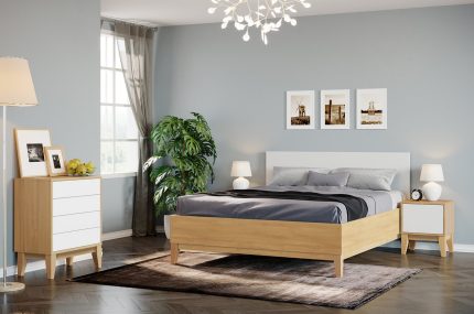 Combo Phòng Ngủ Griton-1 Sồi Nhạt (Oak)