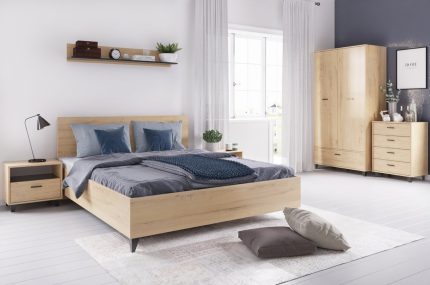 Combo Phòng Ngủ Oakland-3 Irish Wood Trắng