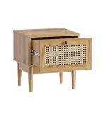 Tủ Đầu Giường Roshal Wood Vân Gỗ -1 - Ảnh 2