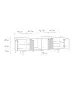 Tủ Tivi Levante Xám Chì - 1 - Ảnh 7