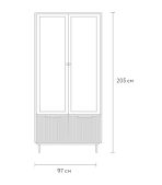 Tủ Trưng Bày Levante Xám Chì -1 - Ảnh 7