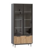 Tủ Trưng Bày Levante Xám Chì -1