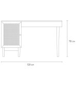 Bàn Làm Việc Roshal Wood Vân Gỗ - 2 - Ảnh 9