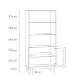 Kệ Trang Trí Roshal Wood Vân Gỗ - 1 - Ảnh 9
