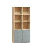 Tủ Trưng bày Mont Blanc Fancy Xanh Dương Nhạt-2