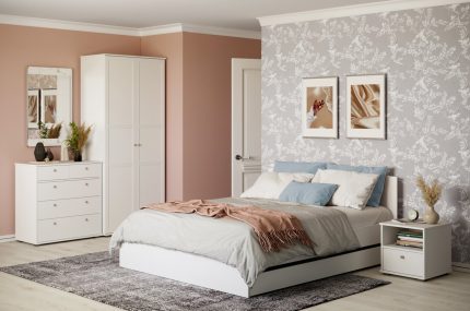 Combo Phòng Ngủ Amelie Trắng