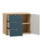 Tủ ngăn kéo Mont Blanc Line Xanh Ngọc Navy-1.1 - Ảnh 2