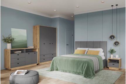 Combo Phòng Ngủ Irena-2 Xám