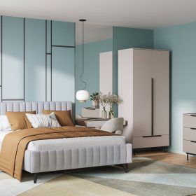 Combo Phòng Ngủ Kvelen-1 Be Latte