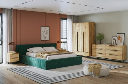 Combo Phòng Ngủ Quelen-2 Vân Gỗ