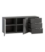 Tủ Ngăn Kéo Shelton Xám Chì-2.1 - Ảnh 2