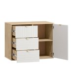 Tủ ngăn kéo Mont Blanc Line Trắng-1.1 - Ảnh 2