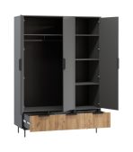 Tủ Quần Áo Levante Xám Chì - 3 - Ảnh 3