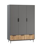 Tủ Quần Áo Levante Xám Chì - 3