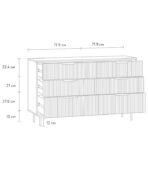 Tủ Ngăn Kéo Levante Trắng - 2.1 - Ảnh 10