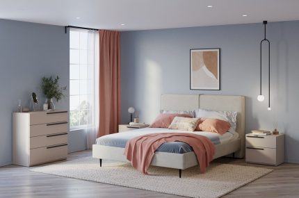 Combo Phòng Ngủ Kimball-2 Be Latte