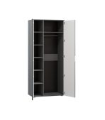 Tủ Quần Áo Shelton Xám Chì-2 - Ảnh 2