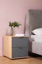 Tủ đầu giường Mont Blanc Line Xám Chì-1 - Ảnh 8