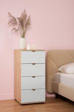 Tủ ngăn kéo Mont Blanc Line Trắng-1 - Ảnh 12