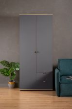 Tủ quần áo Mont Blanc Line Xám Chì-2 - Ảnh 7