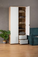 Tủ quần áo Mont Blanc Line Trắng-2 - Ảnh 6