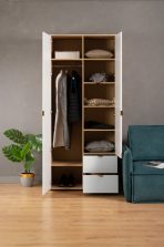 Tủ quần áo Mont Blanc Line Trắng-2 - Ảnh 9