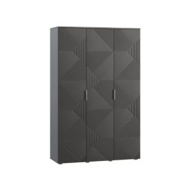 Tủ Quần Áo Shelton Xám Chì-3