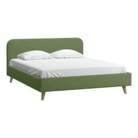 Giường Lightsy Nhung 160 Danel Olive