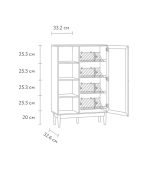 Tủ Giày Roshal Wood Vân Gỗ - 3 - Ảnh 8