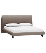 Giường Agami-Legs Nhung 160 Lanza Latte