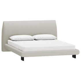 Giường Agami-Legs Nhung 160 Lanza Smoke