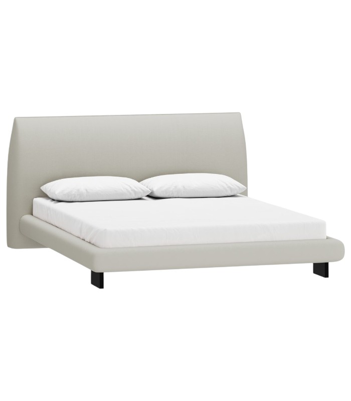 5757097 (9) Giường Agami-Legs Nhung 160 Lanza Smoke - Ảnh 1