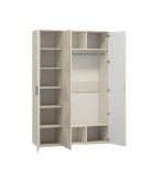 Tủ Quần Áo Shelton Trắng Kem-3 - Ảnh 2