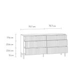 Tủ Ngăn Kéo Travis Xanh Đậm Rừng Nhiệt Đới - 2 - Ảnh 4