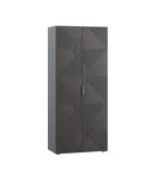 Tủ Quần Áo Shelton Xám Chì-2