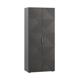 Tủ Quần Áo Shelton Xám Chì-2