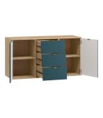 Tủ ngăn kéo Mont Blanc Line Xanh Ngọc Navy-2 - Ảnh 2