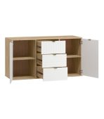 Tủ ngăn kéo Mont Blanc Line Trắng-2 - Ảnh 2