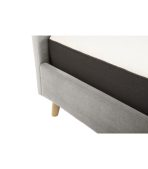 Giường Lightsy Nhung 140 Danel Silver - Ảnh 4