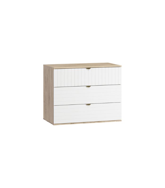 76 Tủ ngăn kéo Mont Blanc Line Trắng-3 - Ảnh 1