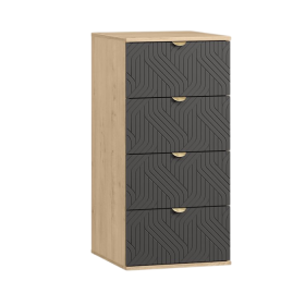 Tủ ngăn kéo Mont Blanc Fancy Xám Chì-1