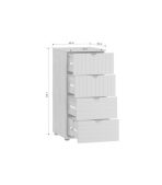 Tủ ngăn kéo Mont Blanc Line Cà Phê Sữa-1 - Ảnh 8