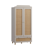 Tủ Quần Áo trẻ em Lindo Cà Phê Sữa- 1