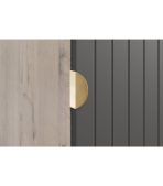 Tủ quần áo Mont Blanc Line Xám Chì-1.1 - Ảnh 3